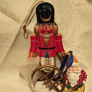3 Piece Holiday Ornament Lot